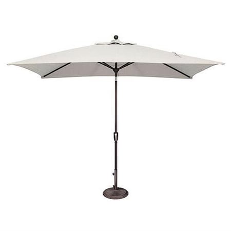 SimplyShade SSUM92-6X10RT09-A5404 6.6 X 10 Ft. Catalina Rectangle Push Button Umbrella - Natural